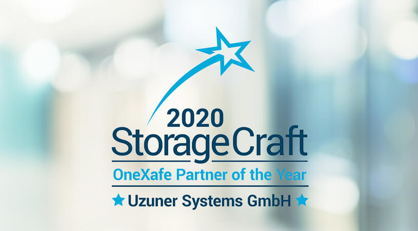 Storagecraft OneXafe Partner of the year 2020